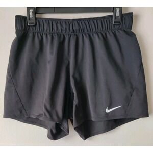 Nike Women's Dri-Fit Shorts Black Drawstring Unlined Size Small Running Workout